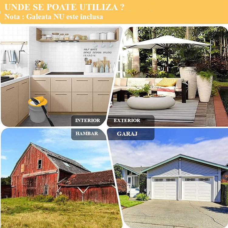 Capcana pentru galeata cu clapeta, pentru rozatoare, soareci, sobolani