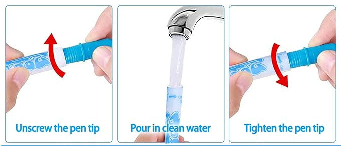 Carte de colorat, cu apa, Magic Book, reutilizabil, diverse modele, tip montessori, animale marine