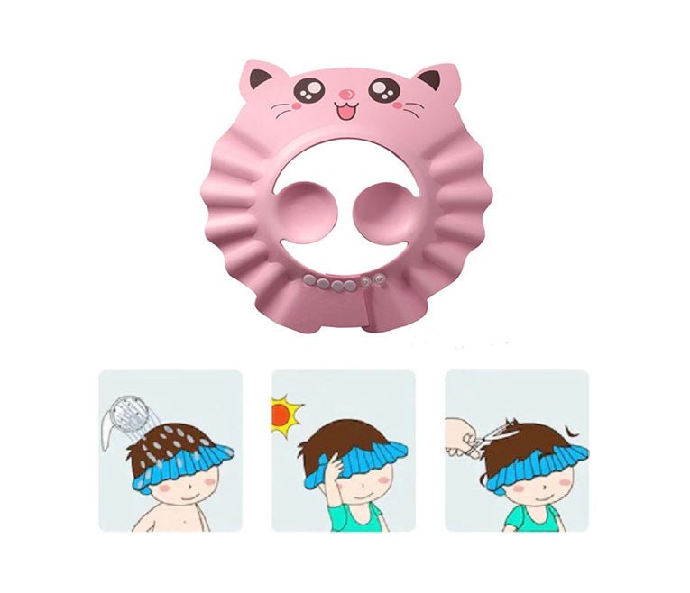 Casca protectie, pentru baita, reglabila, protectie urechi, roz - BUZ.RO