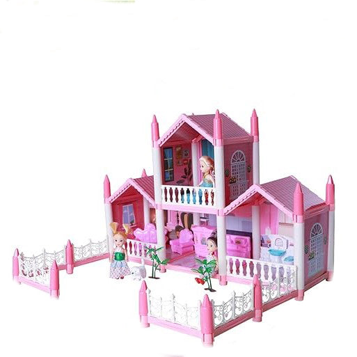 Casuta de papusi, cu mobilier si multiple accesorii , interactiva , lumini