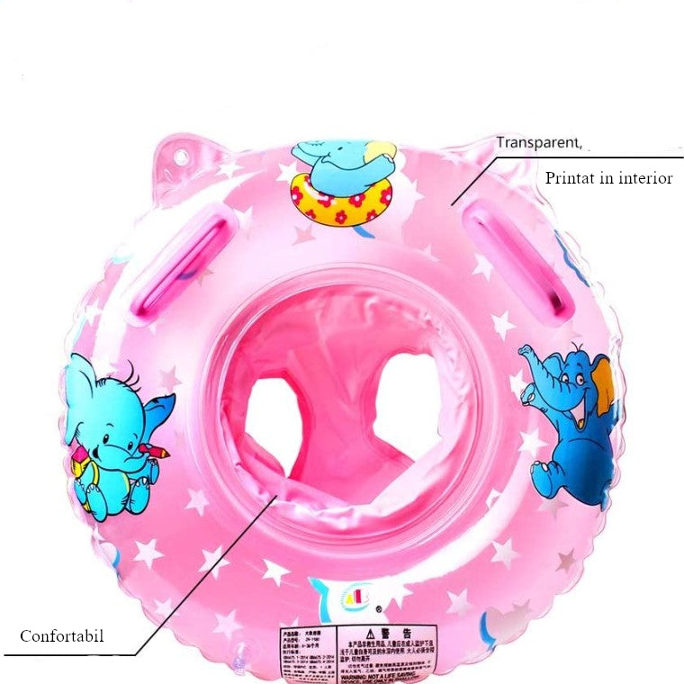 Colac piscina/mare , inot copii/bebelusi cu manere, gonflabil, colac cu chilot, hipoalergic