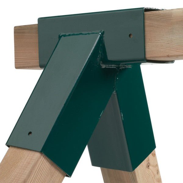 Coltar forma patrata, leagan unghi oblic Verde pentru lemn - BUZ.RO