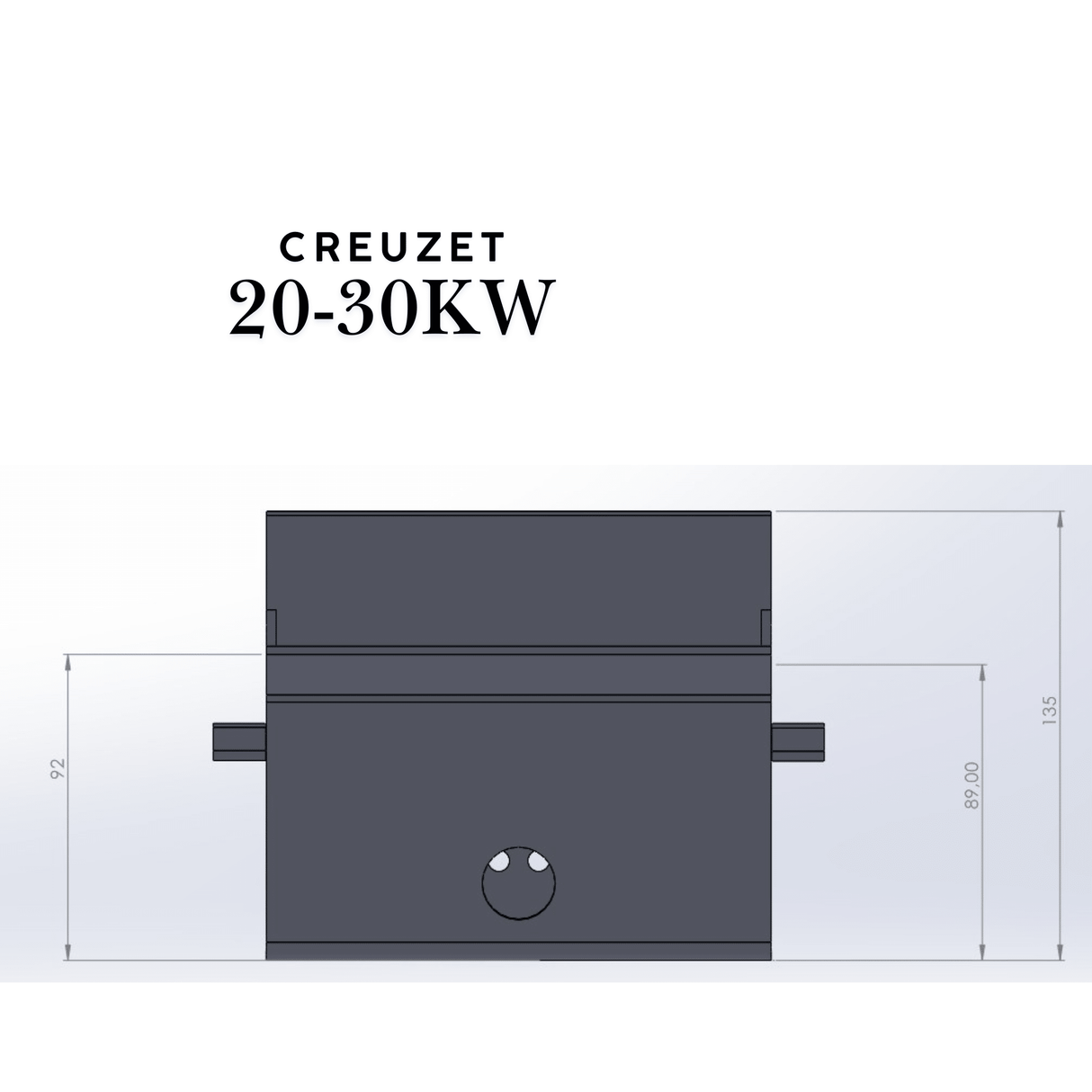 Creuzet Centrala Peleti 2mm | Inox 20 - 40KW | Fornello Sonotec Koph - BUZ.RO