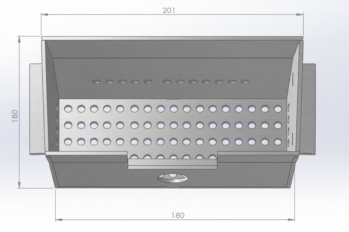 Creuzet Centrala Peleti Inox 3mm 18 - 40KW | compatibil cu Fornello Koph Sonotec - BUZ.RO