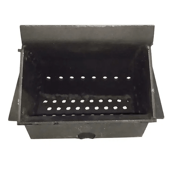 Creuzet (focar) din otel pentru centrale/termoseminee pe peleti, intre 18KW si 40KW - compatibil cu Fornello, Koph, Sonotec,18.5x 11x 13.5 cm Intre 18KW - 30KW - BUZ.RO