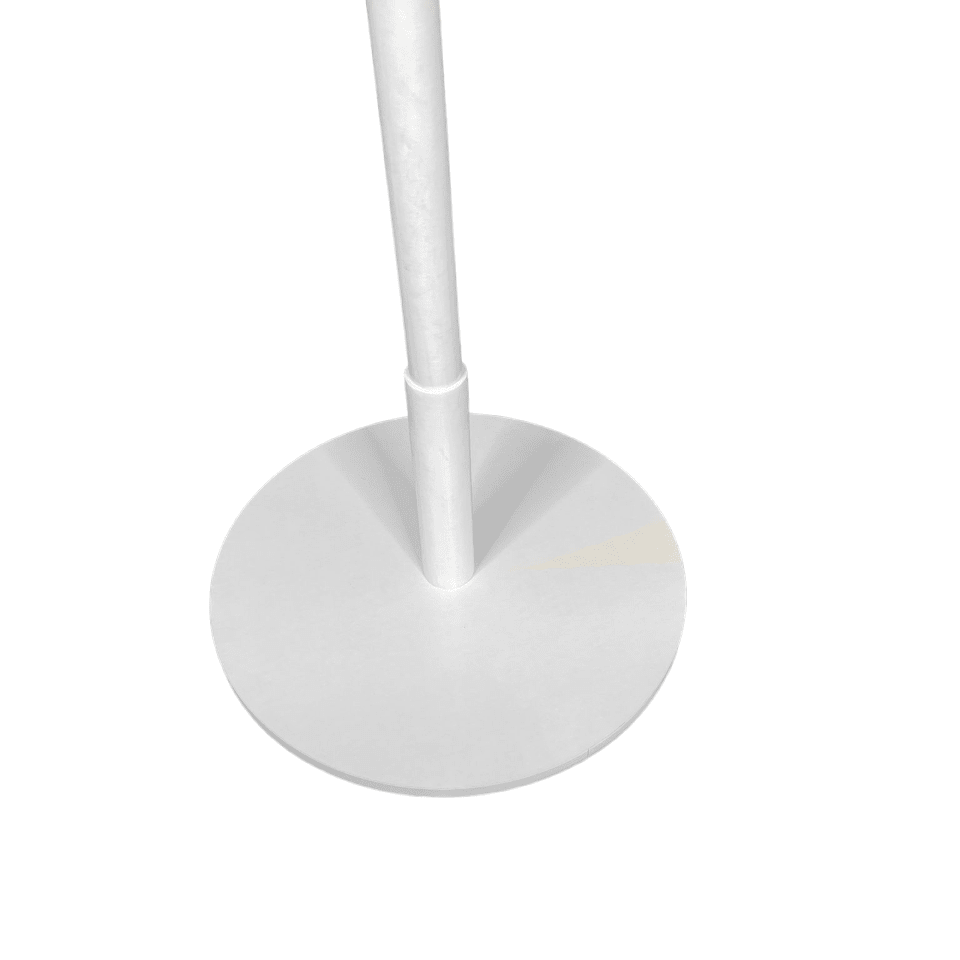 Cuier tip pom cu 8 agatatori, 175 x 3.7 cm, pentru hol, alb - BUZ.RO