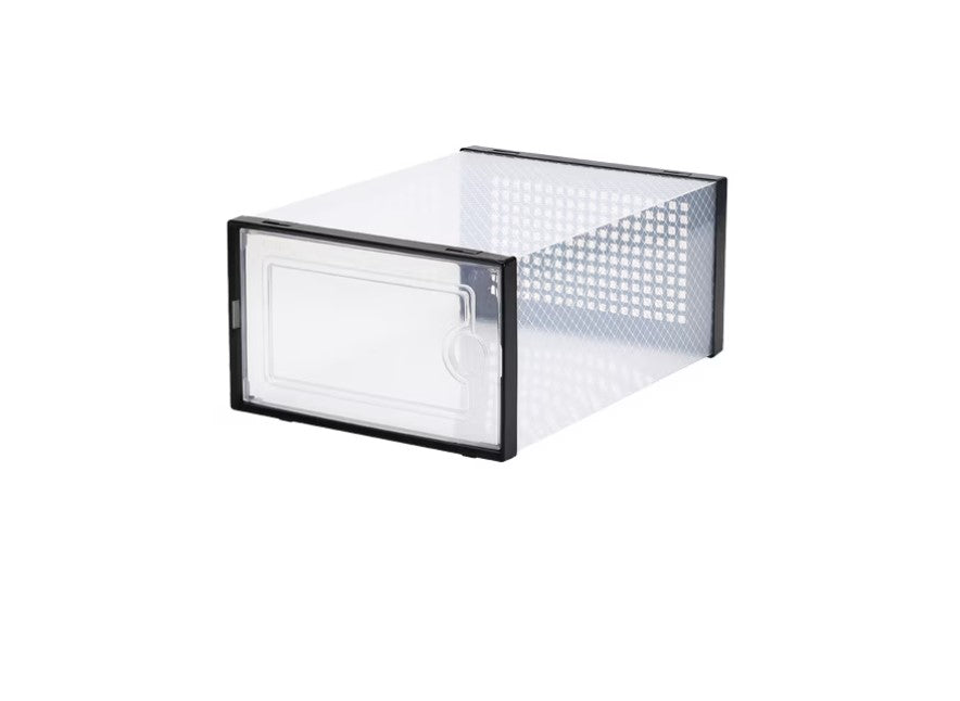 Pantofar stivuibil, suport incaltaminte, cutie depozitare pantofi, transparenta, ventilata, respirabila