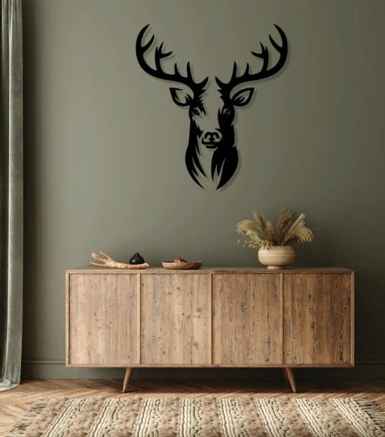 Decoratiuni perete, personalizate, decoratiuni perete metal, tablouri personalizate, cadouri personalizate, decoratiuni interior, cerb - BUZ.RO