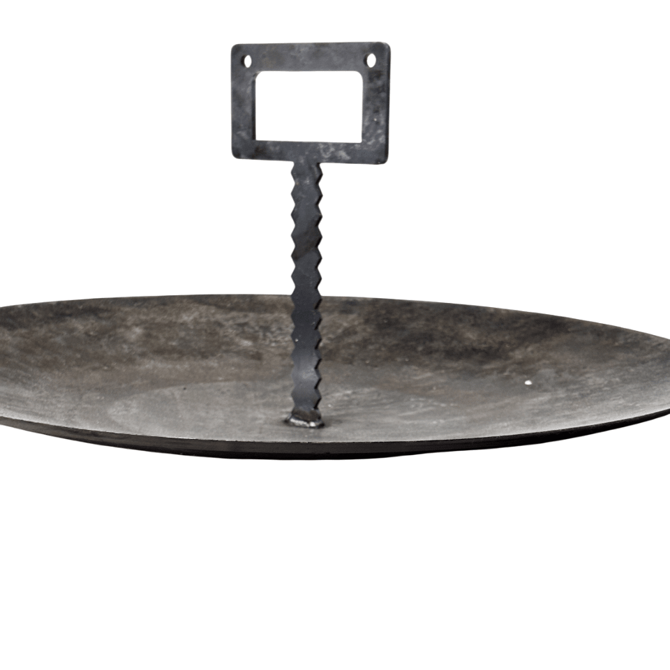 Disc gratar OTEL curbat / adanc 46 cm, cu maner - BUZ.RO