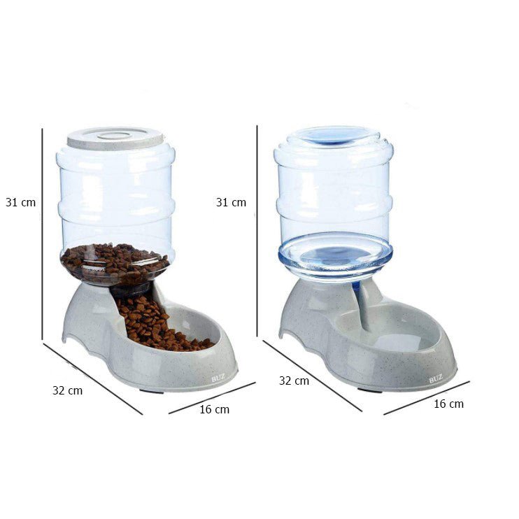 Dozator apa, dispenser apa, dozator apa bidon, pentru caini si pisici, 3.8 litri - BUZ.RO