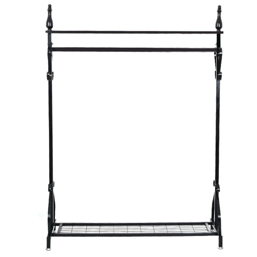 Stander haine, cuier si suport incaltaminte cu cadru metalic, negru