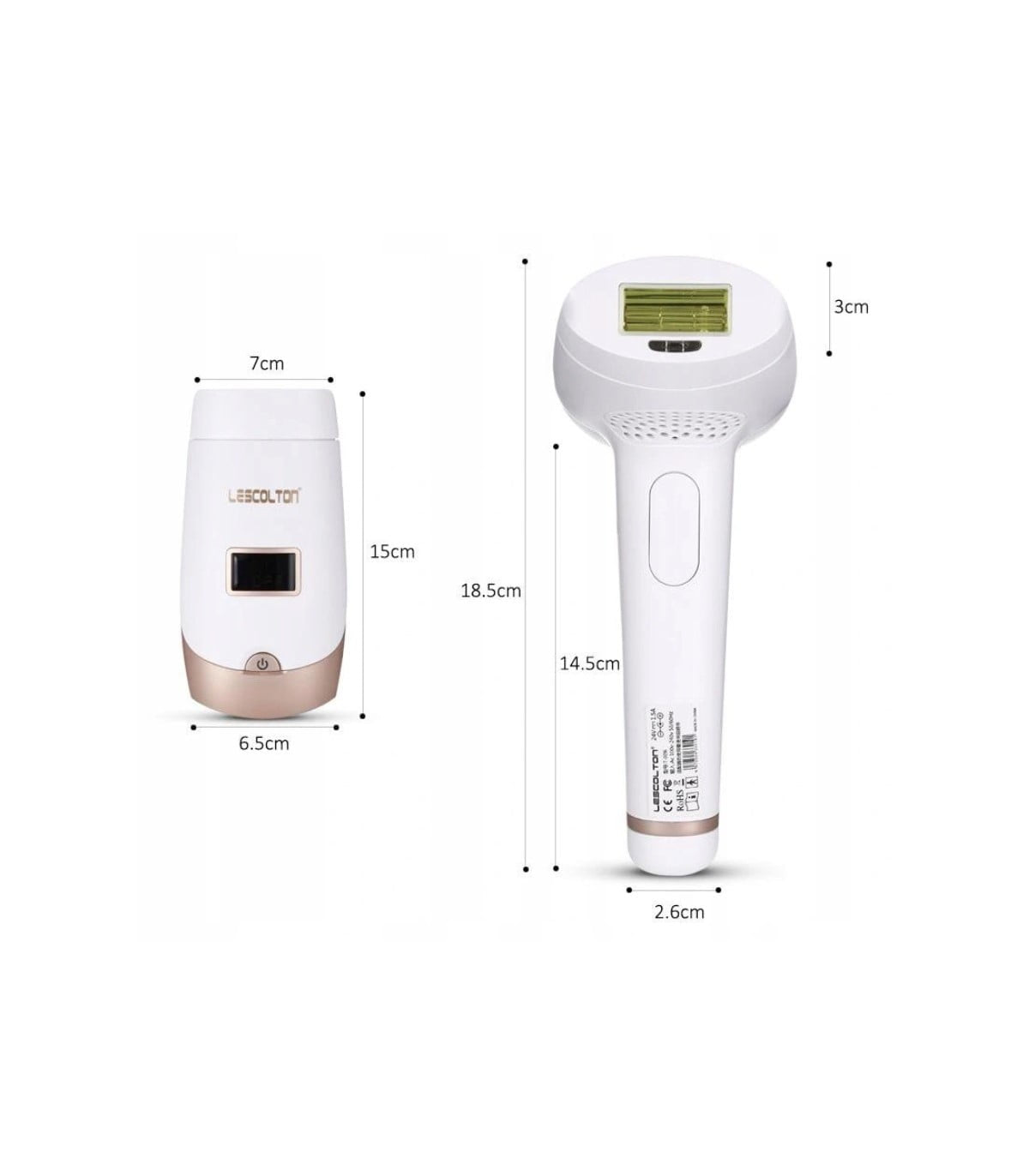 Epilator IPL, 300000 pulsatii, 5 trepte de intensitate, senzor piele, ochelari protectie - BUZ.RO