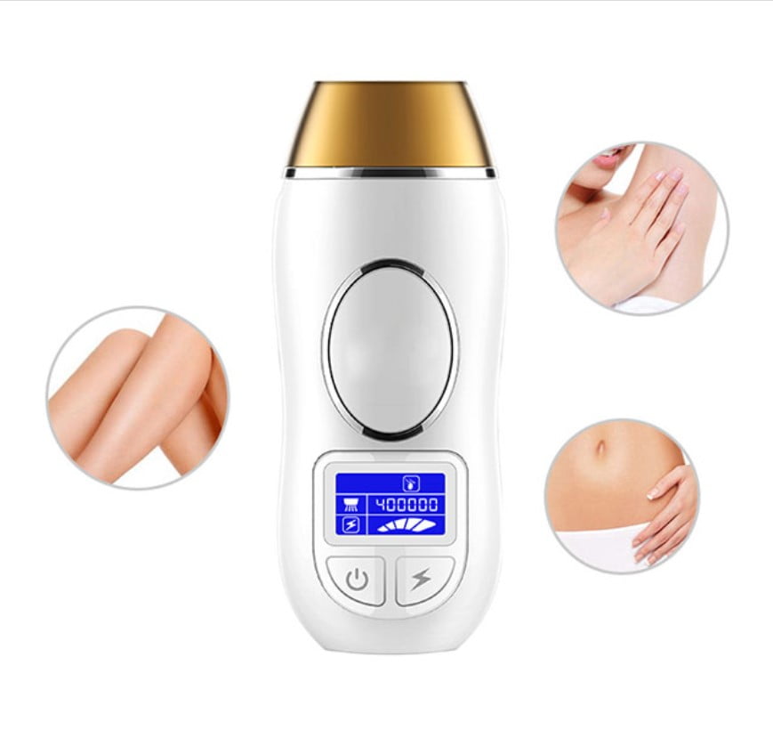 Epilator IPL, epilare definitiva, cu LCD, 3 in 1, 400.000 pulsatii, 5 trepte - BUZ.RO