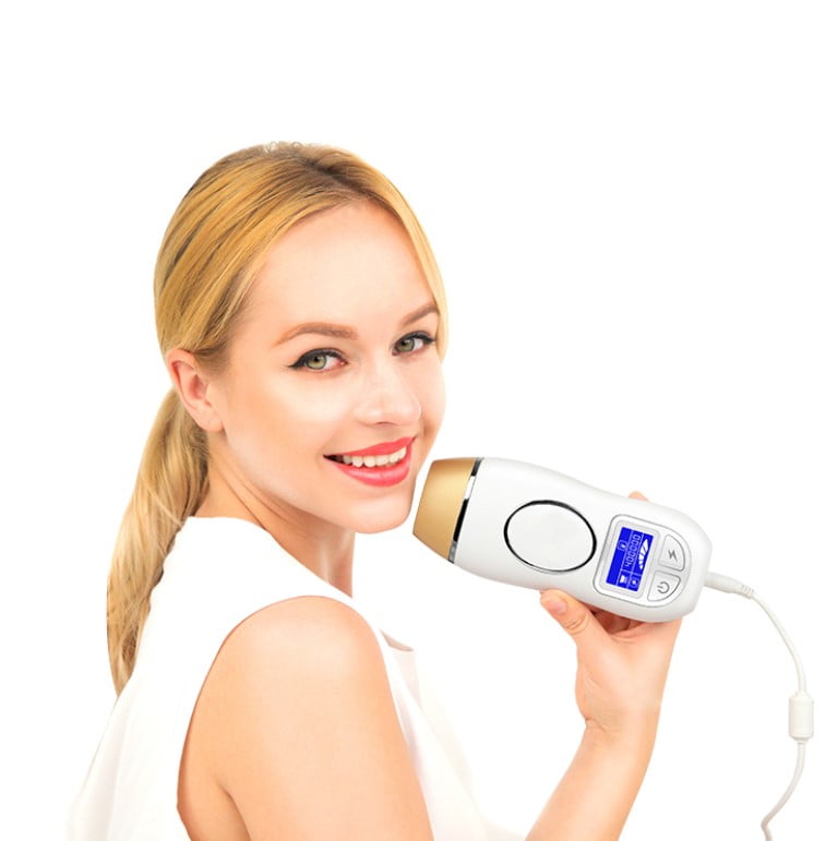 Epilator IPL, epilare definitiva, cu LCD, 3 in 1, 400.000 pulsatii, 5 trepte