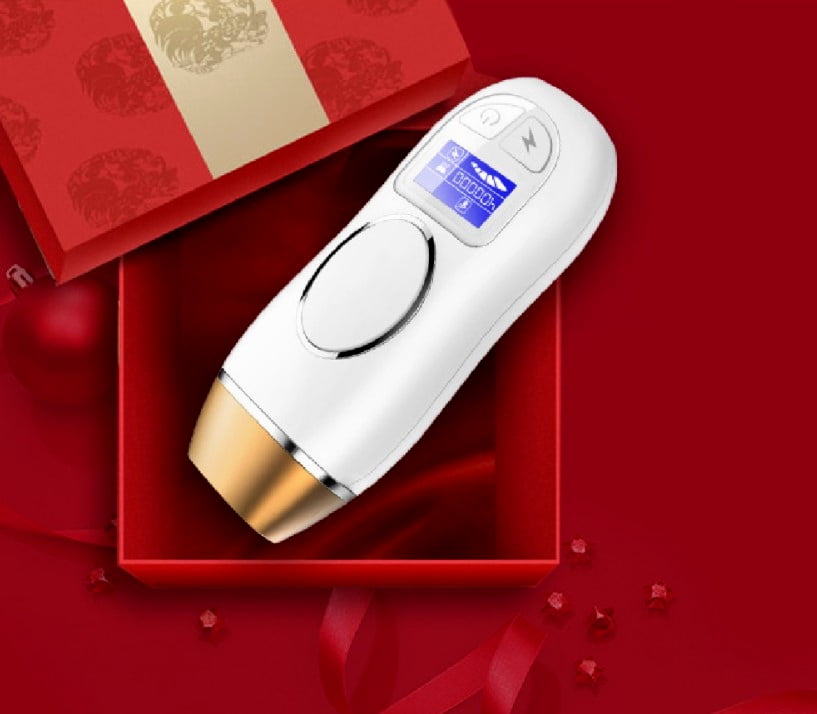 Epilator IPL, epilare definitiva, cu LCD, 3 in 1, 400.000 pulsatii, 5 trepte