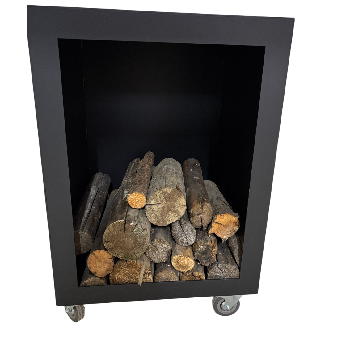 Fire Pit, Gratar cu plita 97.5 x 97.5 cm din otel 8 mm pe lemne, pentru gradina sau terasa+ grill detasabil + blat lemn