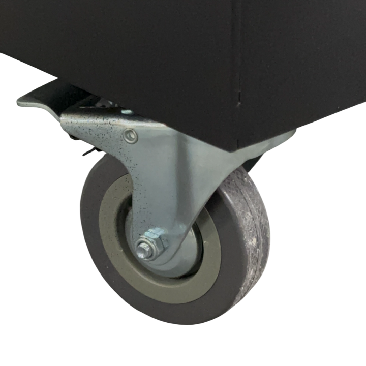 Fire Pit, Gratar cu plita 97.5 x 97.5 cm din otel 8 mm pe lemne, pentru gradina sau terasa+ grill detasabil + blat lemn