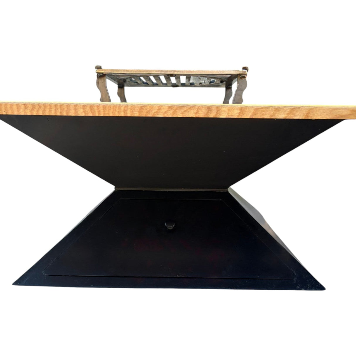 FirePit 5in1 107x107cm Gratar gradina plita 75x 75 cm din otel 8/10 mm|terasa |suport ceaun| cenusar| reglare tiraj| loc depozitare| blat lemn - BUZ.RO