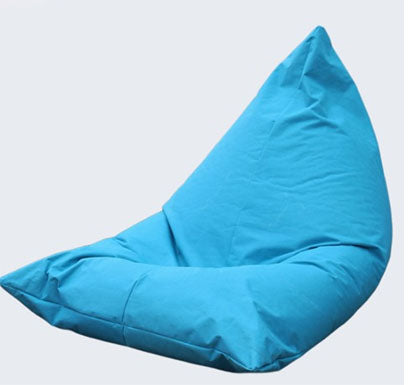 Fotoliu puf, beanbag, sac de sezut, tip para, cu maner, utilizabil interior si exterior, umplut cu granule polistiren, dimensiuni 100x150, albastru