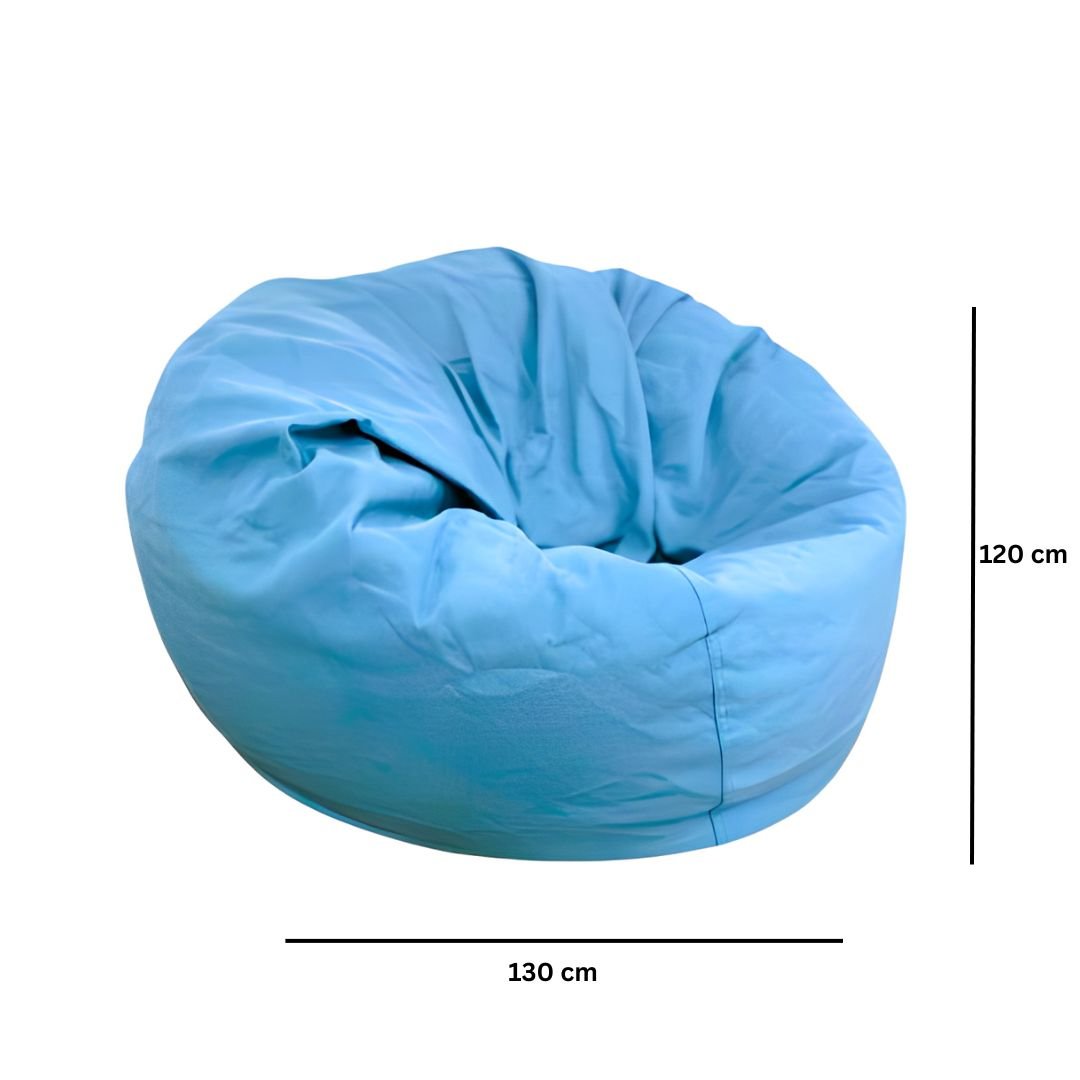 Fotoliu puf, beanbag, sac de sezut, tip para, cu maner, utilizabil interior si exterior, umplut cu granule polistiren, dimensiuni 120x130 - BUZ.RO