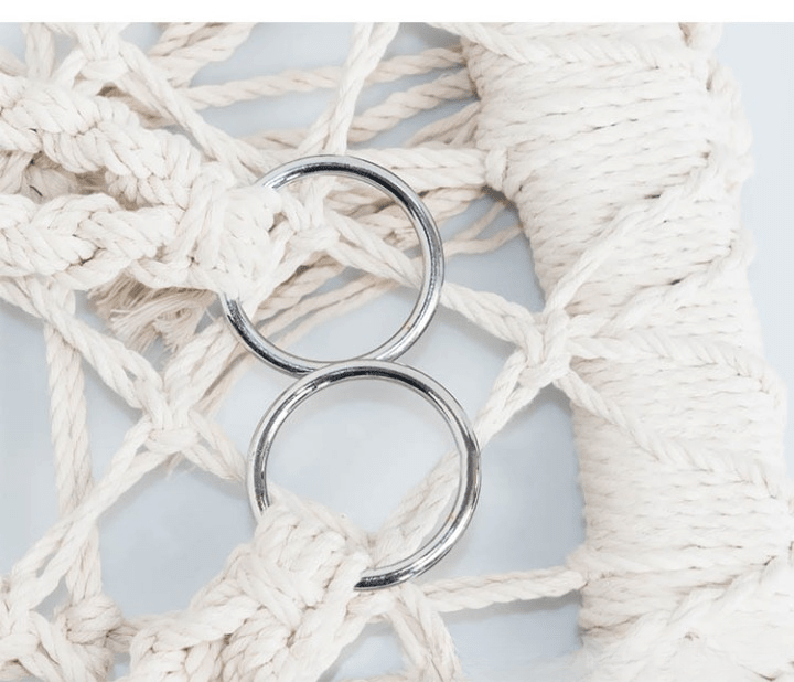 Fotoliu suspendat, Hamac tip scaun, din bumbac, suspendat, pentru interior sau terasa - BUZ.RO