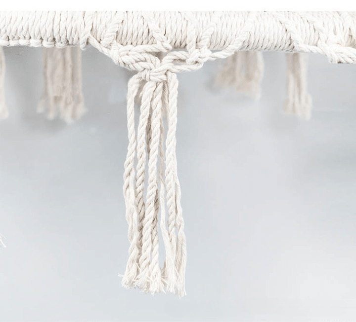 Fotoliu suspendat, Hamac tip scaun, din bumbac, suspendat, pentru interior sau terasa - BUZ.RO