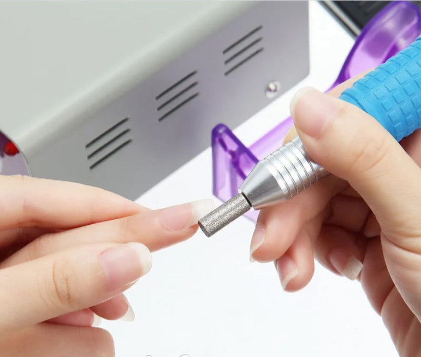 Freza unghii profesionala, pila electrica, unghii false, manichiura, pedichiura, gel, oja semipermanenta, acryl, 30000 rpm