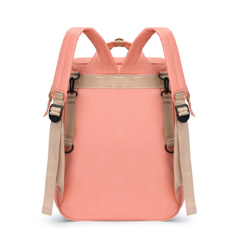 Geanta multifunctionala pentru bebelusi, copii si mamici, geanta dama de umar si carucior, impermeabil ,roz - BUZ.RO