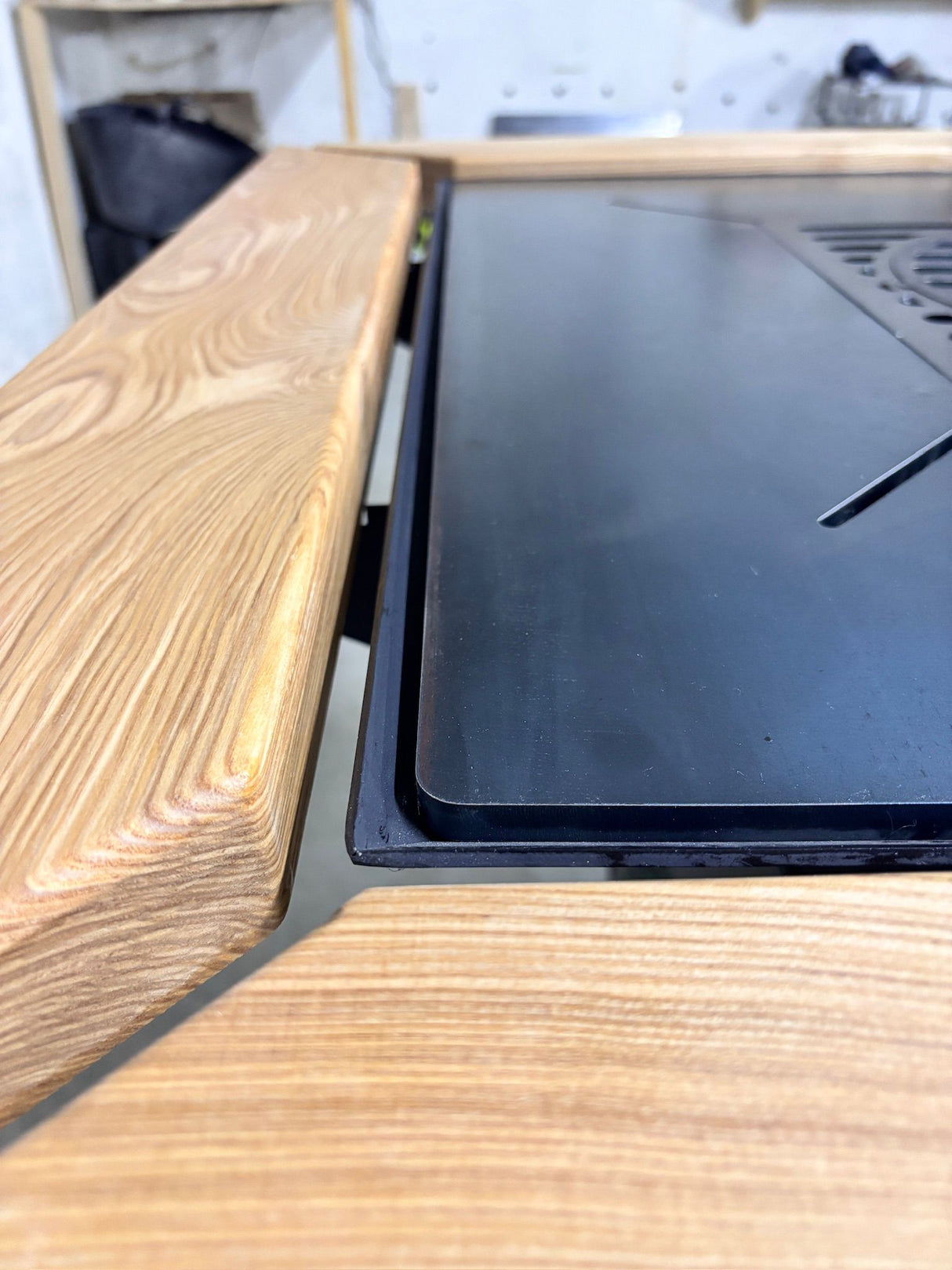 Gratar de gradina 75x75 cm fire pit cu Plita 6, 8 sau 10 mm Otel dur - BUZ.RO