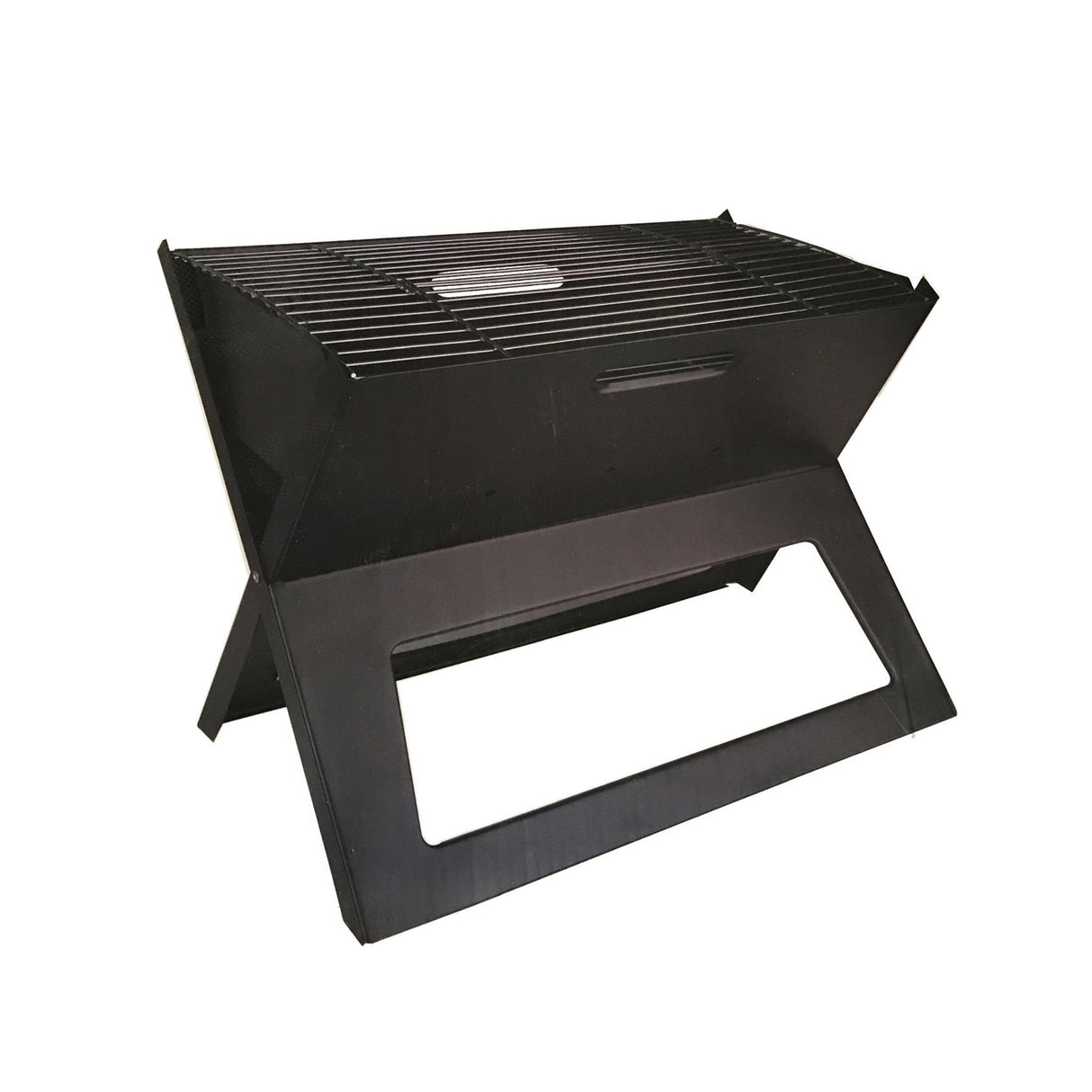 Gratar de gradina si portabil, slim, negru, dimensiuni 45x30x35cm - BUZ.RO