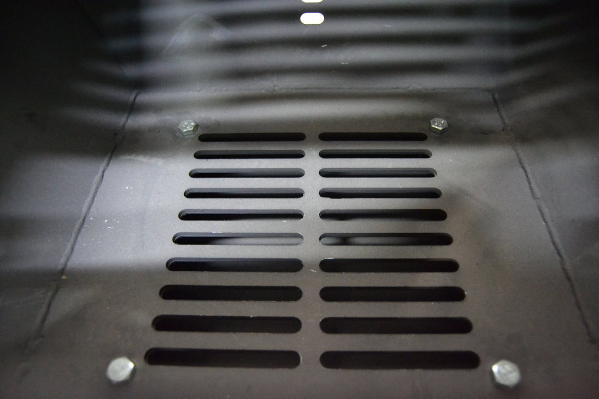 Gratar Gradina si Curte | Plita Otel 75x75 cm | Mobil pe Roti | Inaltator Ceaun Inclus - BUZ.RO