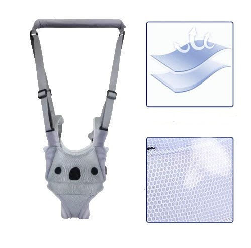 Ham bebe cu suport tip chilot detasabil, premergator, asistare mers, unisex, bumbac, ergonomic, model bufnita - BUZ.RO