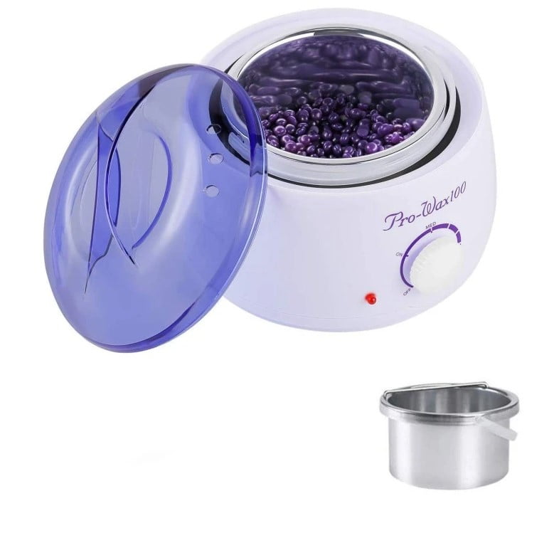 Incalzitor ceara, parafina Pro Wax 100, 400 ml, temperatura maxima 65 grade celsius, ceara epilare, aparat topit ceara, decantor ceara