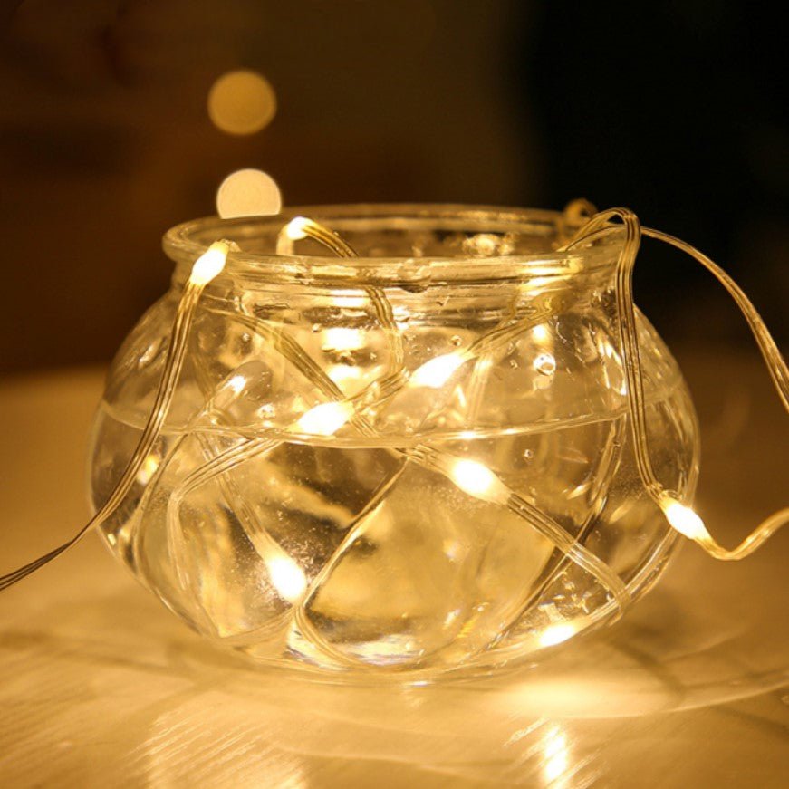 Instalatie pentru craciun, luminoasa, 20 metri, 200 leduri, pentru interior sau exterior, alb cald - BUZ.RO