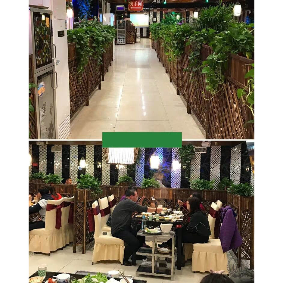 Jardiniera, jardiniera flori, de gradina, terasa, din lemn, maro inchis, 140x120x30 cm