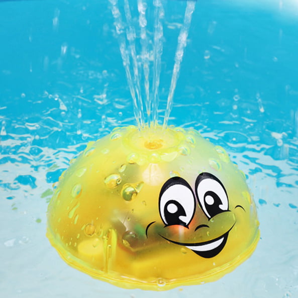 Jucarie de baie copii tip stropitoare, cu lumini si sunete, albastra