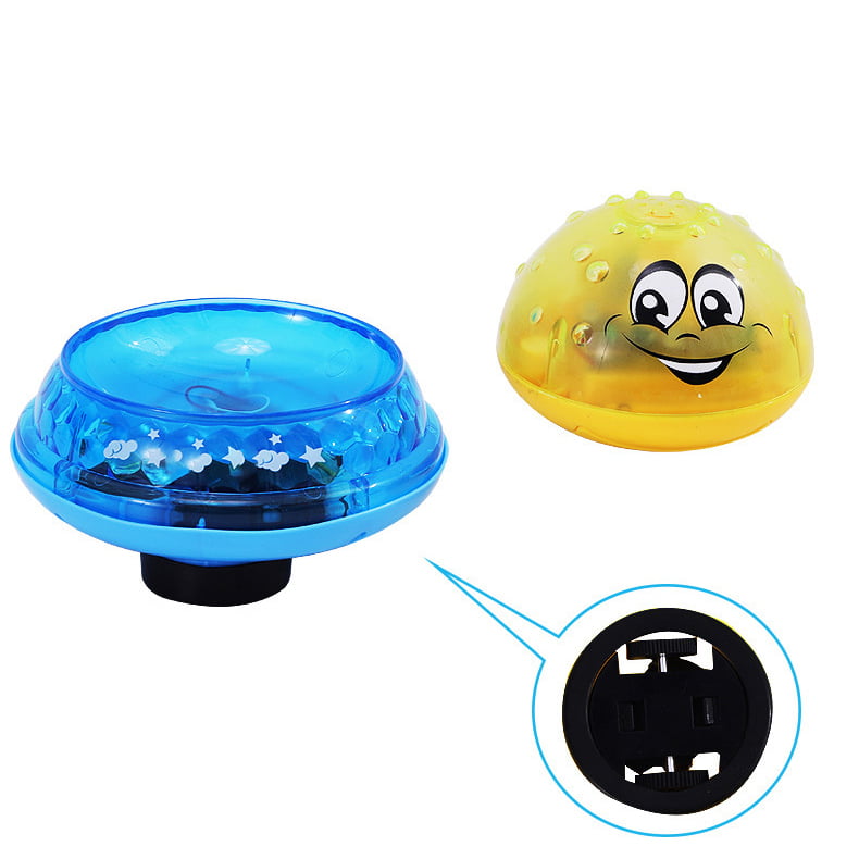 Jucarie de baie copii tip stropitoare, cu lumini si sunete, albastra