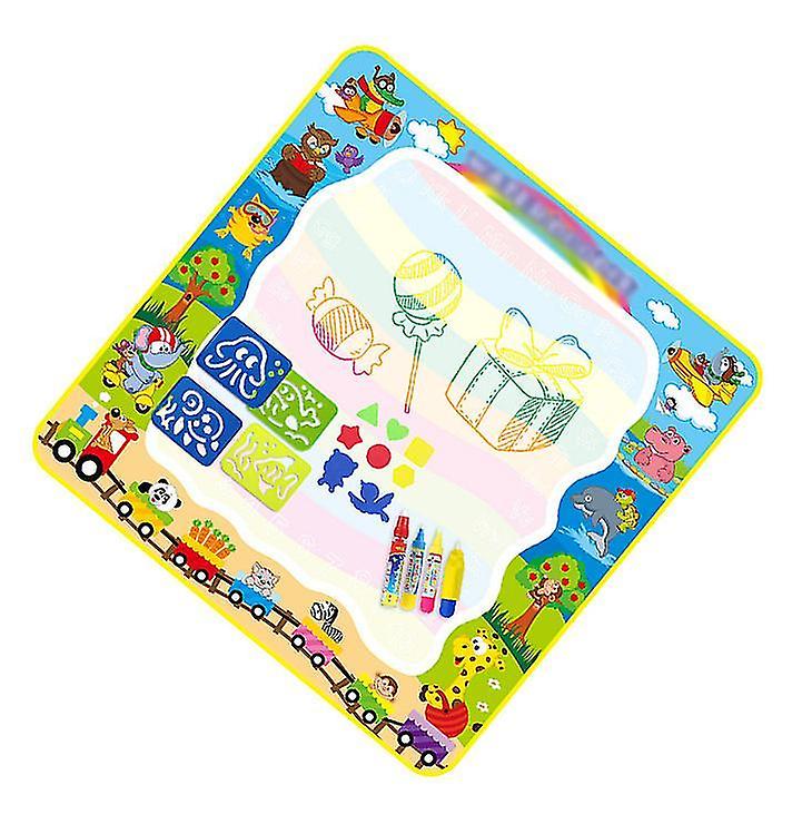 Jucarie interactiva si educativa covoras magic pentru desenat cu apa, carioci magice, +3 ani, LEXI, 100x100 - BUZ.RO