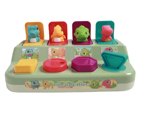 Jucarie senzoriala pentru bebelusi tip pop-up, cu sunete , multicolor