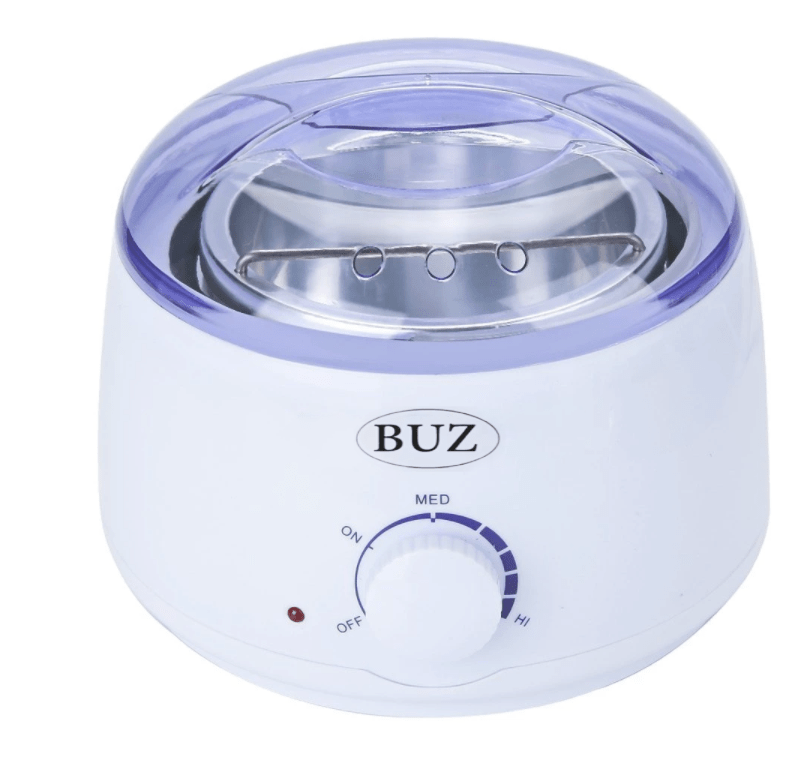 Kit de epilare cu ceara traditionala, incalzitor 400 ml, ulei si betisoare, buz - BUZ.RO