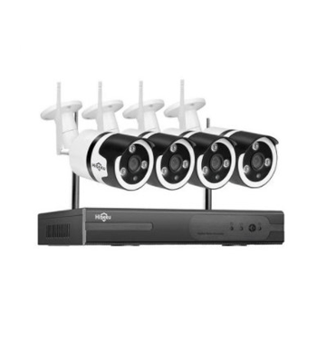 Kit supraveghere interior/exterior wireless 1080p / 960p, hd kit wifi-2mp-30, 4 camere ip, ir 30 m