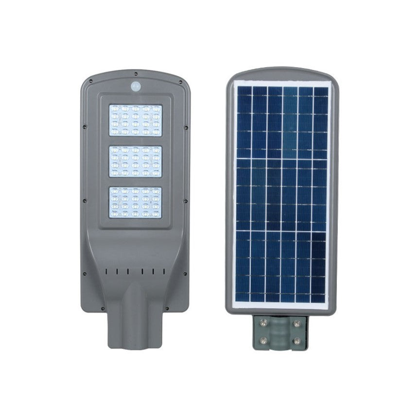 Lampa solara gradina, panou solar, 20w, surse led, 60 LED, tip buton, lumina, senzor voce, senzor uman, materia ABS+PC, impermeabila, IP65