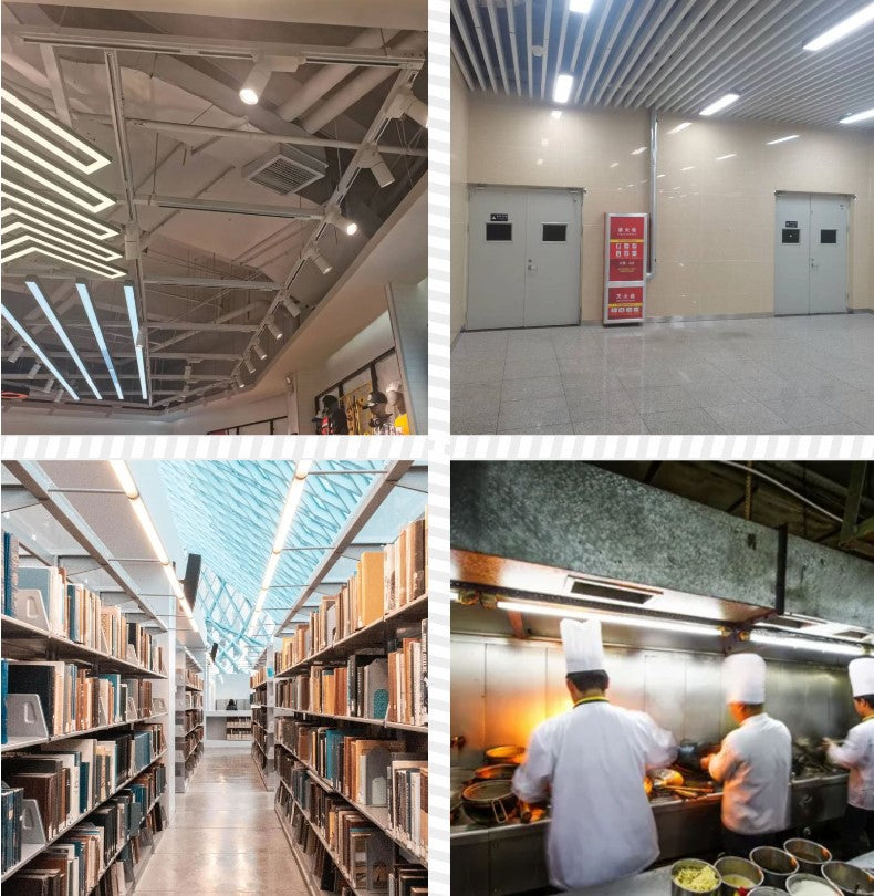 Corp de iluminat 18W interior / exterior, 4500k Lampă LED 18W, bară luminoasă pentru garaj, spalatorie auto și depozit 💡