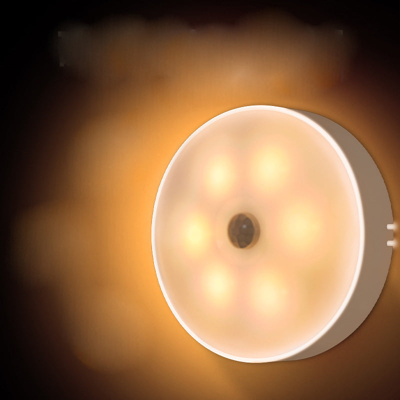 Lampa LED cu senzori de miscare, incarcare USB, portabila, pentru dressing, hol, scari, dulap de bucatarie, garaj, camera bebelusului, lumina calda