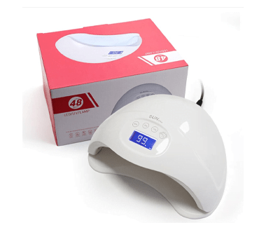 Lampa Unghii LED UV SUN 5 – 48W, Timer, Senzor Automat, Afișaj LCD - BUZ.RO