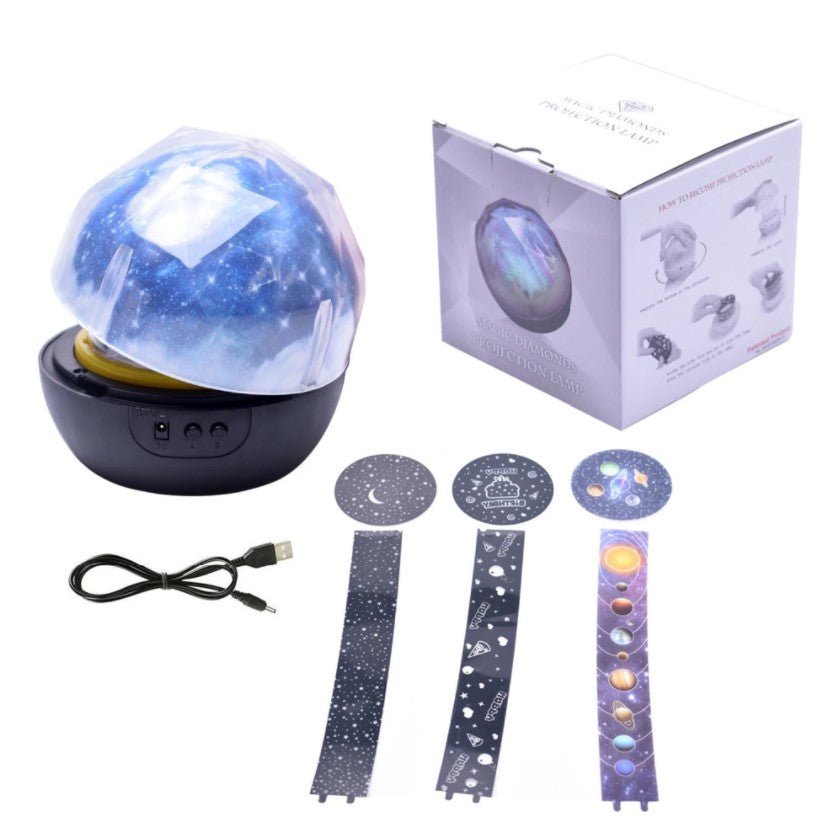 Lampa veghe constelatii proiector planete stele luna, trepte de intensitate, proiectie univers - BUZ.RO
