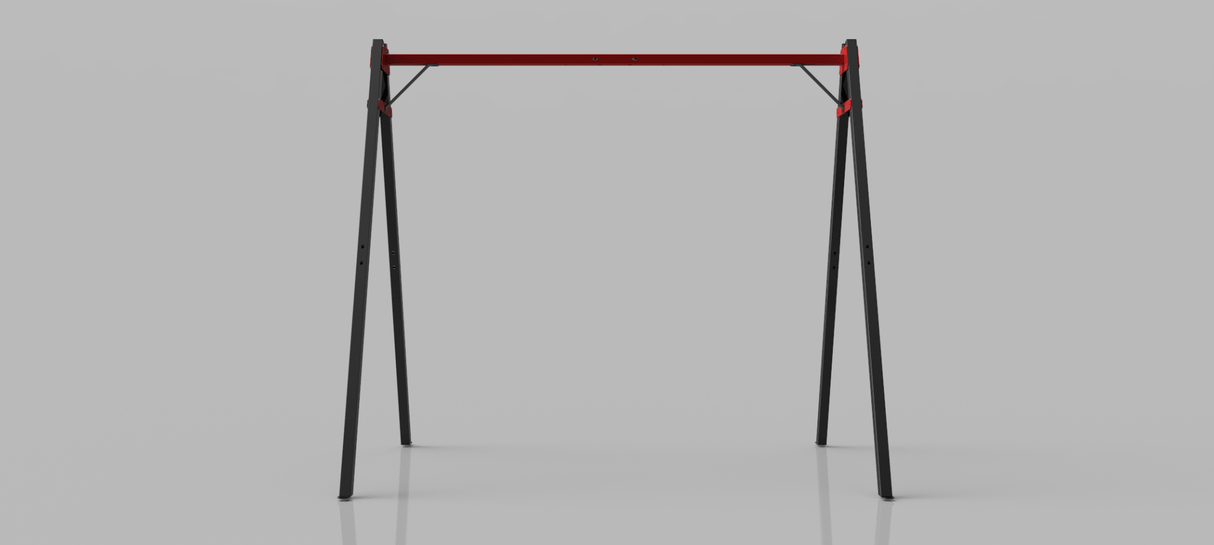 Leagan gradina copii/adulti, balansoar dublu de curte, metalic, cu accesorii incluse, cuib suspendat, 2,4x2,1m - BUZ.RO