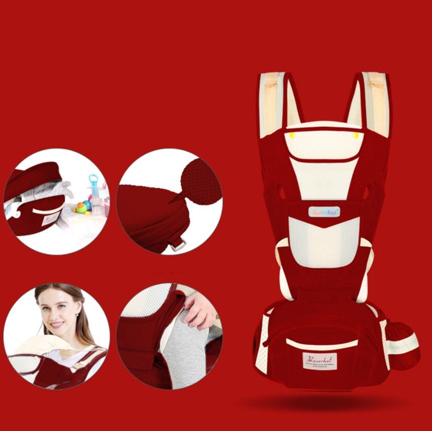 Marsupiu ergonomic, pentru bebe, 3 - 36 luni, ajustabil, model bufnita - BUZ.RO