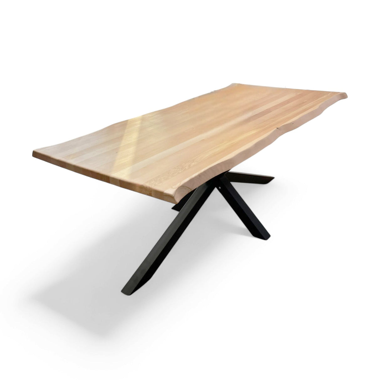 Masa bucatarie cu scaune, set living/dinning, picioare metalice, blat lemn, husa catifea, moderne, 6 persoane - BUZ.RO