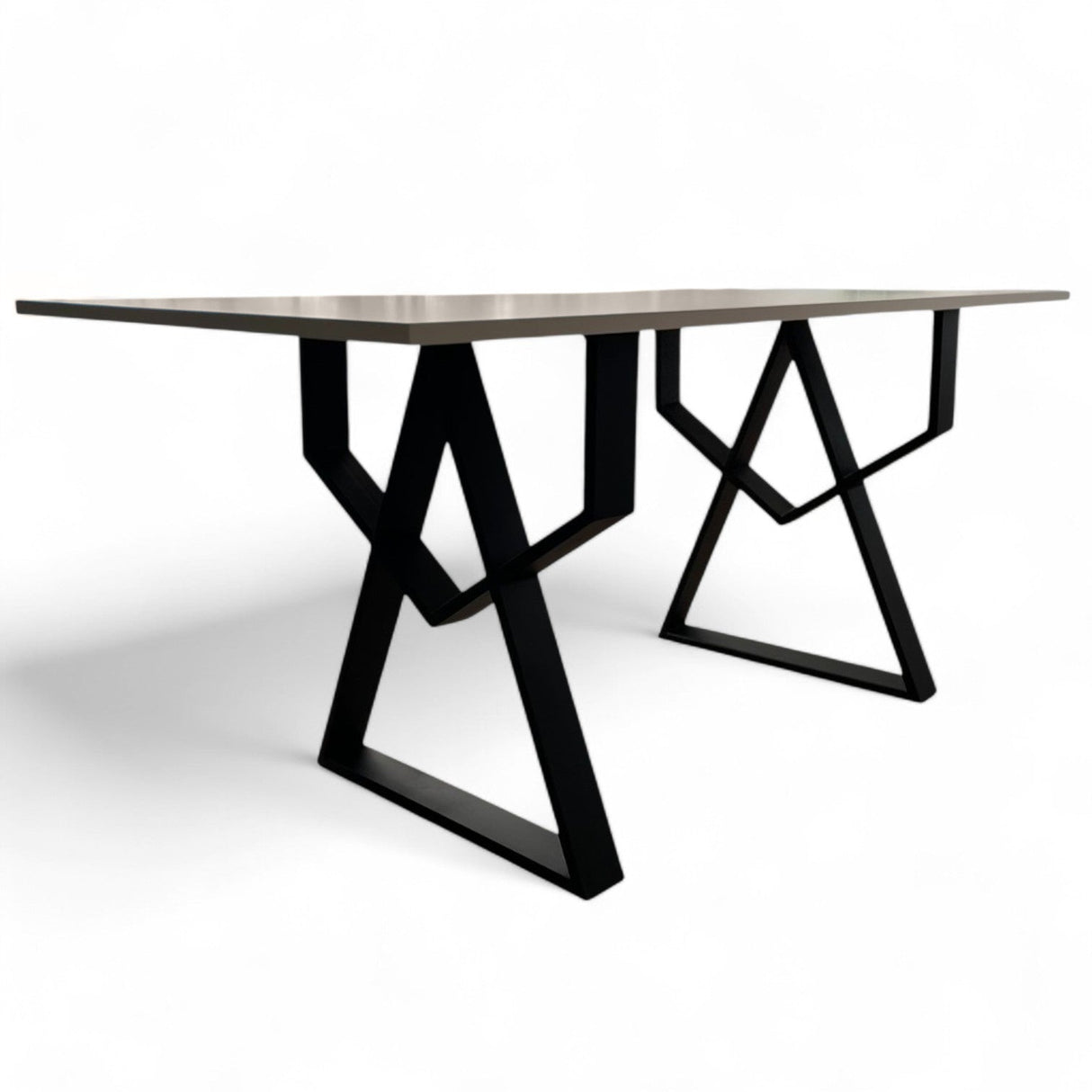 Masa cu blat din pal, cu picioare metal, set Larisa - BUZ.RO